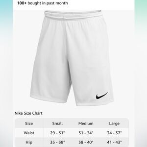 NWT Nike Park III Shorts
